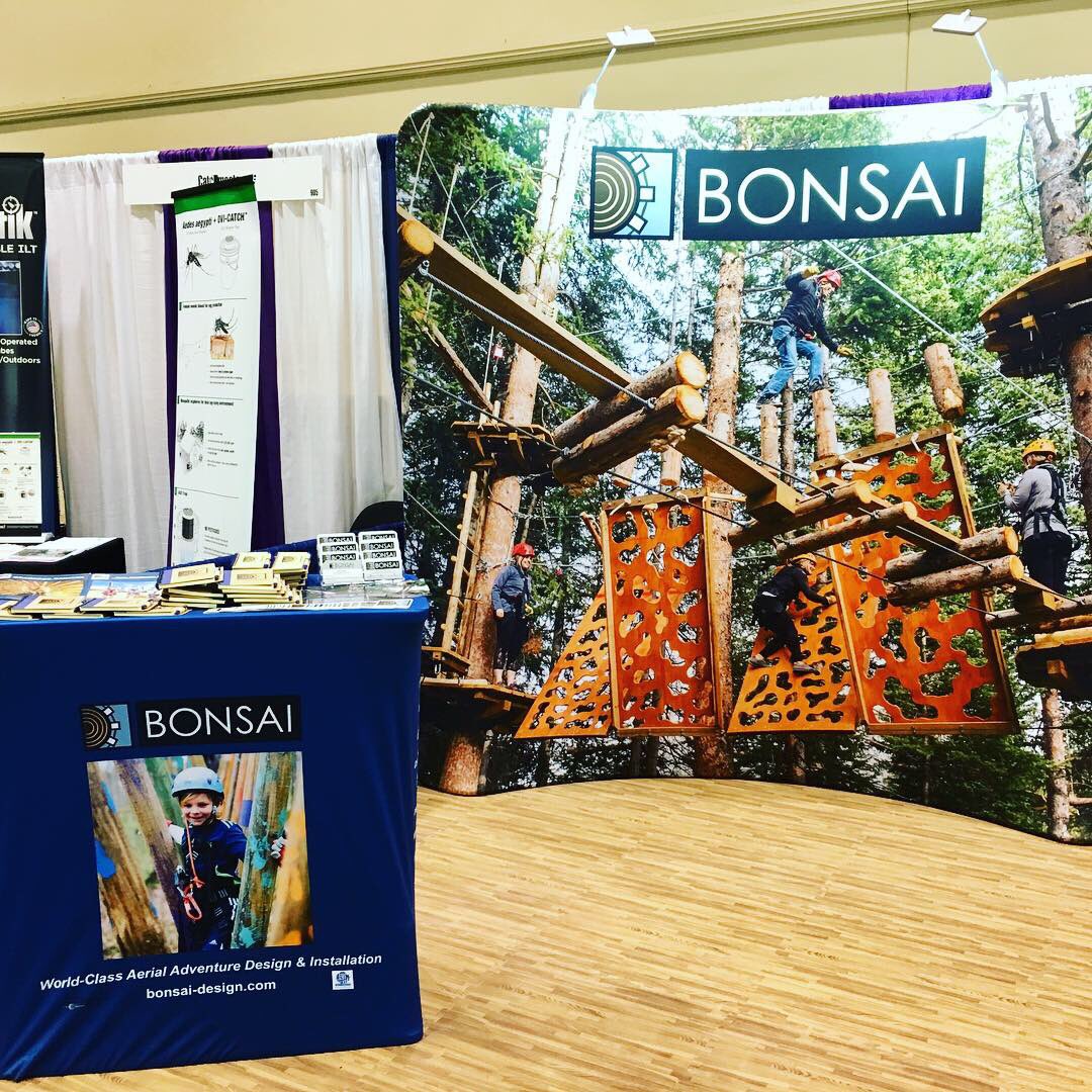 bonsaidesign's tweet photo. #Bonsai team members @christabcampbell and @lclarkhannam in Seattle this week at the #AZA conference, networking with people from around the world, exploring new ideas and best practices with more than 2,500 leaders in the industry.#bonsaicrewrocks #zooconference https://t.co/3yGr7t5KXN