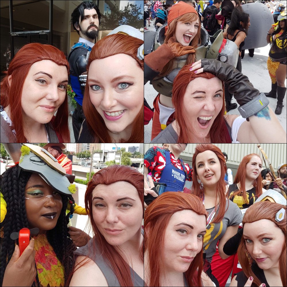 FairlyLegitim8's tweet photo. While we didn't get just a whole lot of pics of Brigitte at DragonCon this year, we did get a lot of selfies! Here's some with some of our favorite people!

#Overwatch #Cosplay #BrigitteLindholm #DragonCon2018 #CreepinHanzo #WhoElseButMendez https://t.co/ViLuMXvf57
