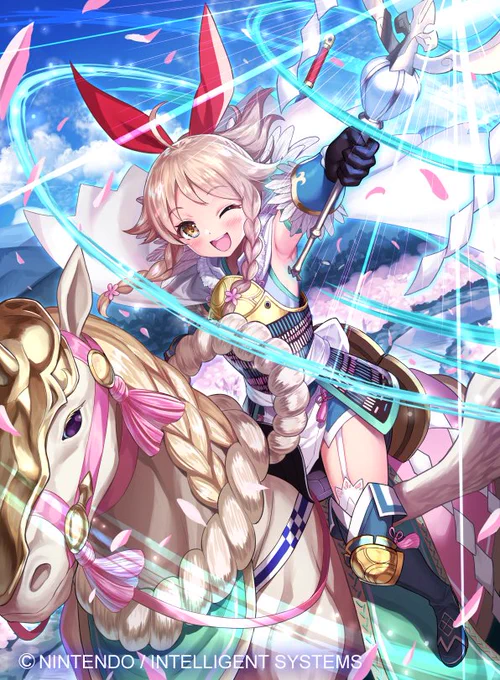 本日発売のファイアーエムブレム0(サイファ)14弾「瞳の見つめる未来」にて「晴れて聖天馬! エマ」「闇夜の欝憤晴らし シェイド」描かせていただきました。エマは白黒でシェイドは緑、互いに4コストで登場です!
https://t.co/K6vuJQ3vQK  #FEcipher 