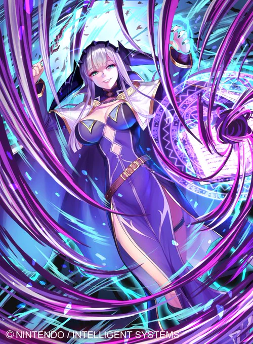 本日発売のファイアーエムブレム0(サイファ)14弾「瞳の見つめる未来」にて「晴れて聖天馬! エマ」「闇夜の欝憤晴らし シェイド」描かせていただきました。エマは白黒でシェイドは緑、互いに4コストで登場です!
https://t.co/K6vuJQ3vQK  #FEcipher 
