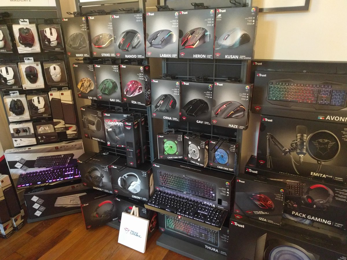 consollection's tweet photo. Le mur d'accessoires @TrustGamingGXT
😋
Cc/ @ExertisFrance #ExLoft https://t.co/goBqzRo1zW