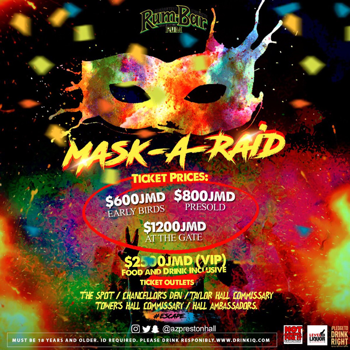 AZPrestonHall's tweet photo. Guess what? ๐ Tickets for the biggest event of the year go on sale today! ๐ฆ๐คธ๐พโโ๏ธ Get yours before they run out ๐ญ๐ญ๐ฆ
#LetsEscape
#MaskARaid12
#MREscape
#MaskARaidOct12 https://t.co/uosHb7eexn