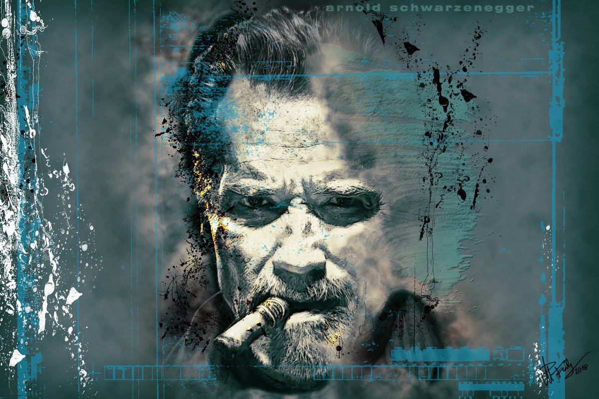 Michael_P_Fuchs's tweet photo. painting based on an image from @timothywhite
#arnoldschwarezenegger #bitofcolor #DigitalArt #MichaelPFuchs
#MixedMedia #Style #myart
#illustration #graphicdesign
#graphic #creative #portrait https://t.co/Idwczp5b6L