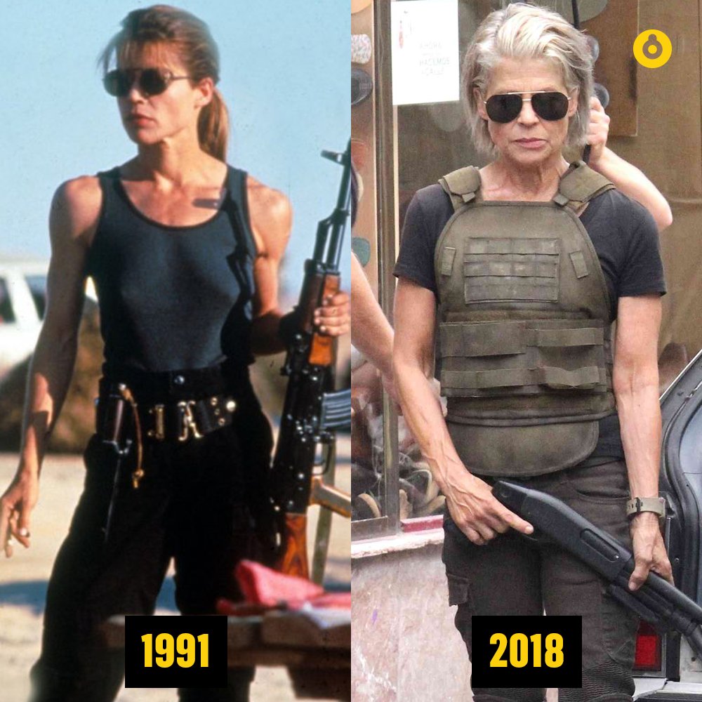 spacebrasil's tweet photo. Uma das maiores brucutuas do cinema completa 62 anos hoje! Parabéns, Linda Hamilton, nossa eterna Sarah Connor! 👏👏👏 https://t.co/HMg74PKDft
