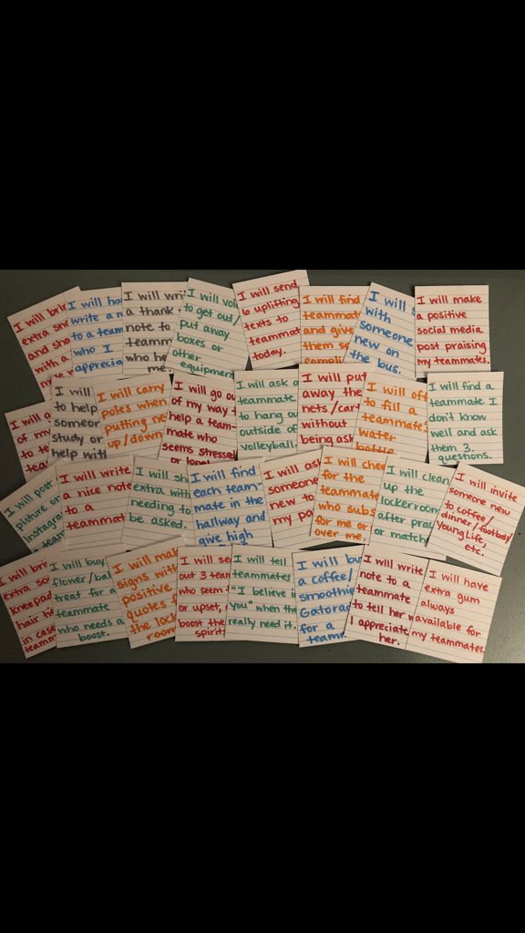 AHSArrowsVB's tweet image. Our book study continues.. the girls read all about how they will love, care, and serve for their teammates. They each picked an act of kindness and will report back on Friday! 💕 #TheCarpenter