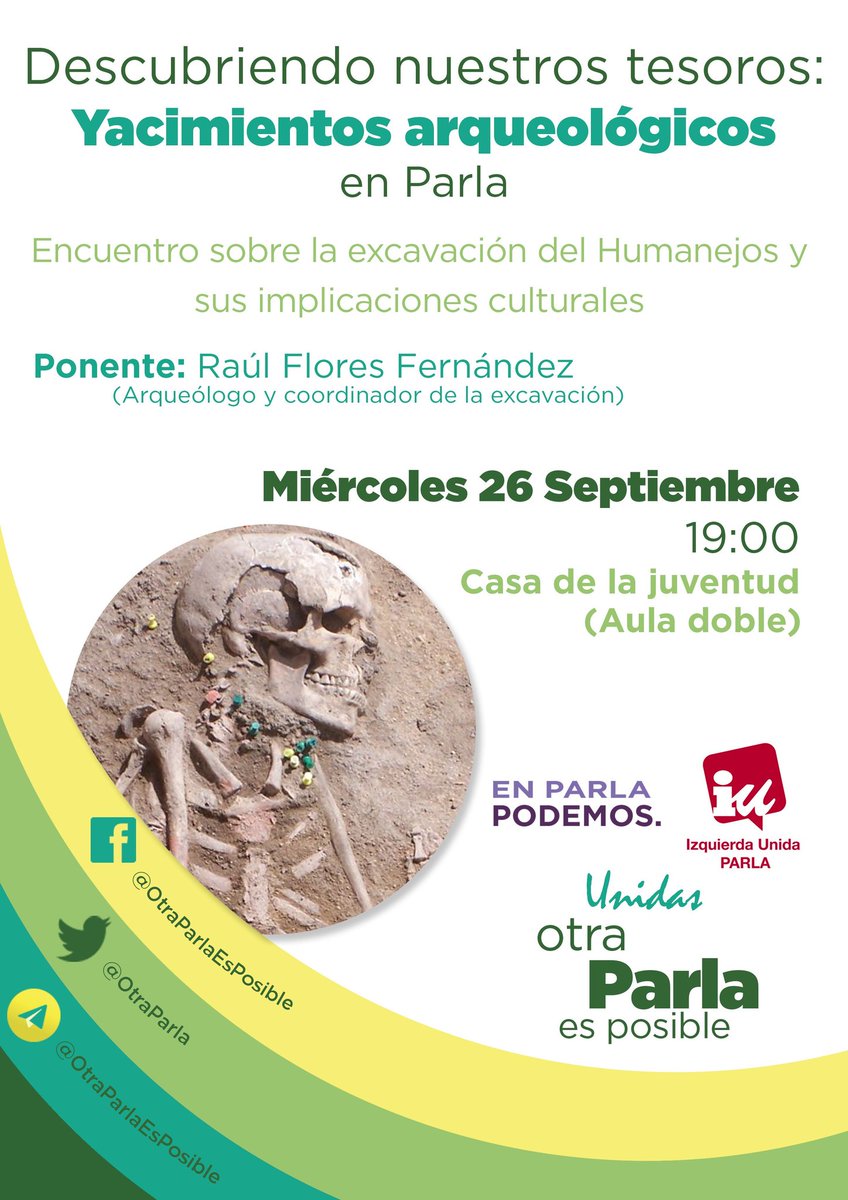 PodemosIU_Parla's tweet photo. Estamos a punto de empezar el acto sobre  los yacimientos de #Parla, que por la masiva asistencia ha tenido que sufrir un cambio de espacio de última hora.
#OtraParlaEsPosible https://t.co/Egwcffhb26