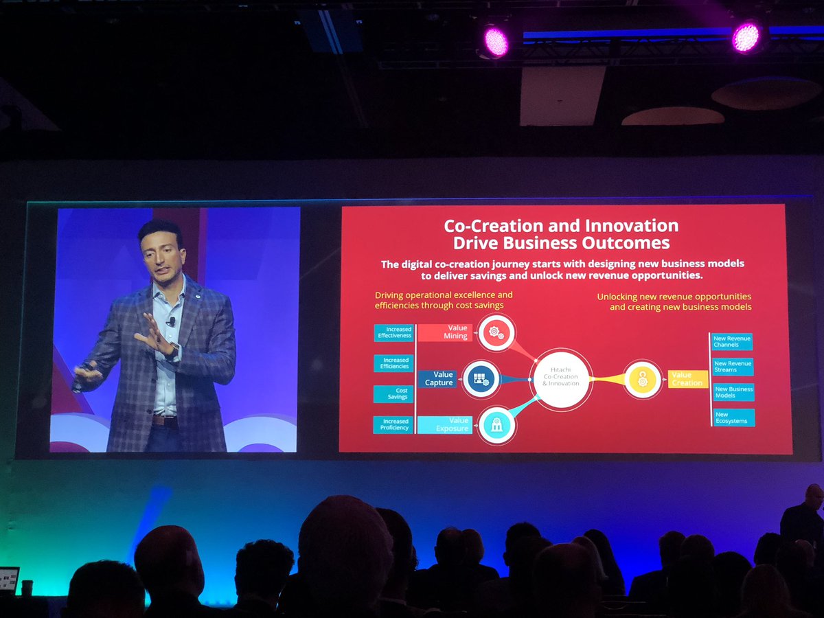 pjtownsend's tweet photo. Hicham Abdessamad CEO of Hitachi Group Digital Holdings and Hitachi Consulting talks about how we bring the capabilities of Hitachi, our partners and our customer together to drove real business value. #HitachiNext https://t.co/xtbrk0QB3o