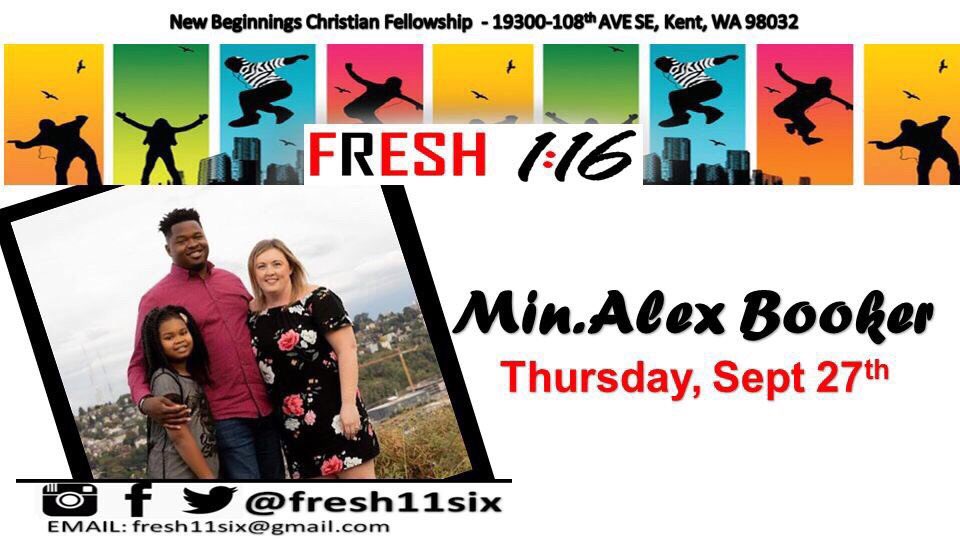 fresh11six's tweet photo. Hey Fresh 1:16 crew! Hope you all are having a wonderful Wednesday! Don't forget about Thursday night's thrilling Thursday service, we will have our very own Minister Alex in the building to give us a word! Can't wait to see you there! #unashamed https://t.co/Xhh3cDfNyM