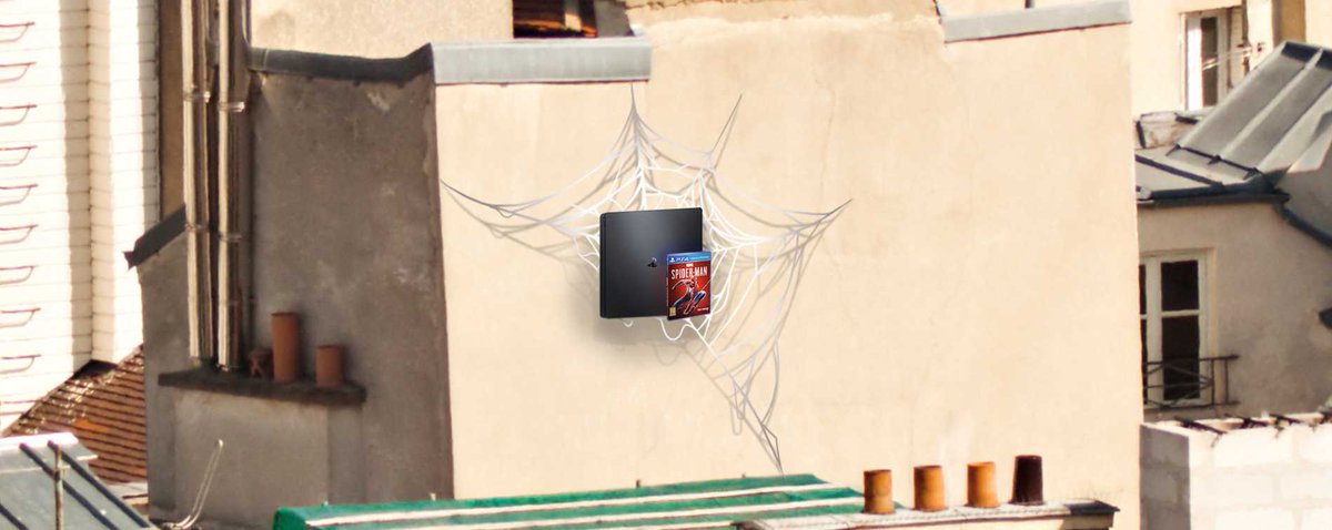 lmuratdesigner's tweet photo. J’ai trouvé #LaToileDeSpiderMan cachée par PlayStation dans la ville de Paris sur https://t.co/McbUPAdVhp https://t.co/Dc046yGbNQ
