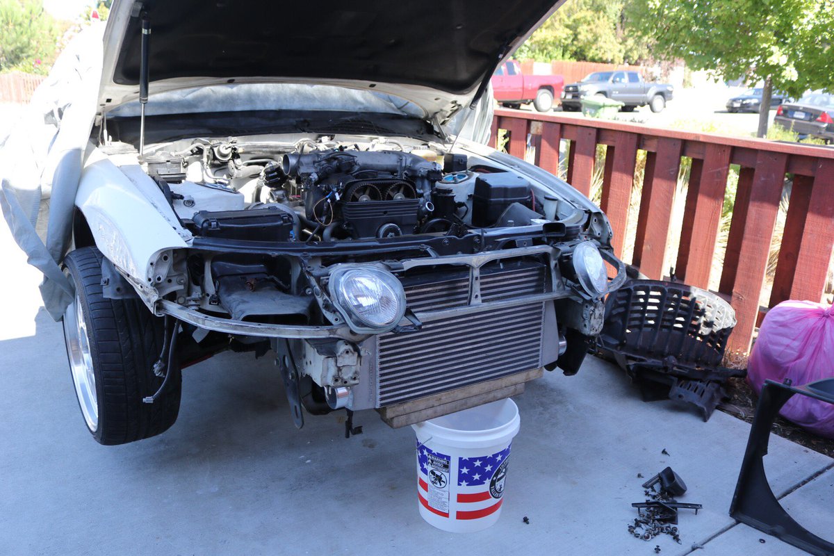 BayAreaDrifting's tweet photo. Got the @Treadstone_Perf #intercooler mocked up for the street car. Perfect fit!
β’
#bayareadrifting #thunderhillraceway #joefarasati #farasatiracing #toyotasoarer #toyota #jzz30 #soarer #lexussc300 #lexus #sc300 #2jzgte #2jz #turbo #drifting #drift #treadstoneperformance https://t.co/SaKssUawBL