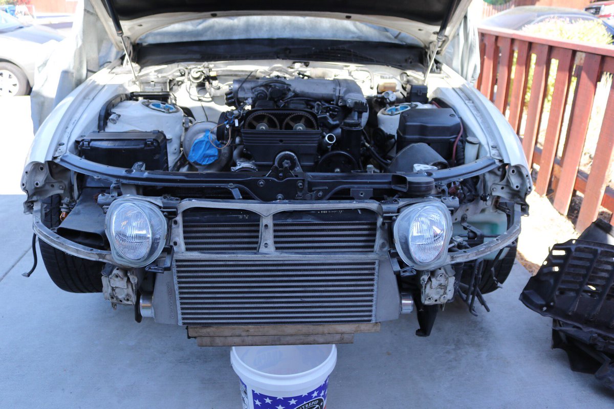 BayAreaDrifting's tweet photo. Got the @Treadstone_Perf #intercooler mocked up for the street car. Perfect fit!
β’
#bayareadrifting #thunderhillraceway #joefarasati #farasatiracing #toyotasoarer #toyota #jzz30 #soarer #lexussc300 #lexus #sc300 #2jzgte #2jz #turbo #drifting #drift #treadstoneperformance https://t.co/SaKssUawBL