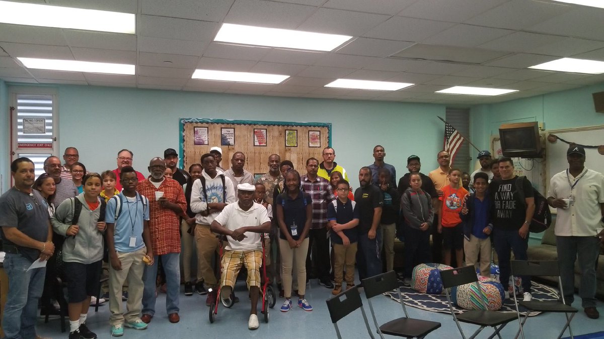 RHMSRaiders's tweet photo. Thank you to all the Dads, Guardians, Father Figures who came out to participate in “Dads Take Your Child to School Day”. #DTYCTSD @RHMSRaiders @MightyRaidersAP @MDCPSSouth @MiamiSup https://t.co/lwmabEGAD3