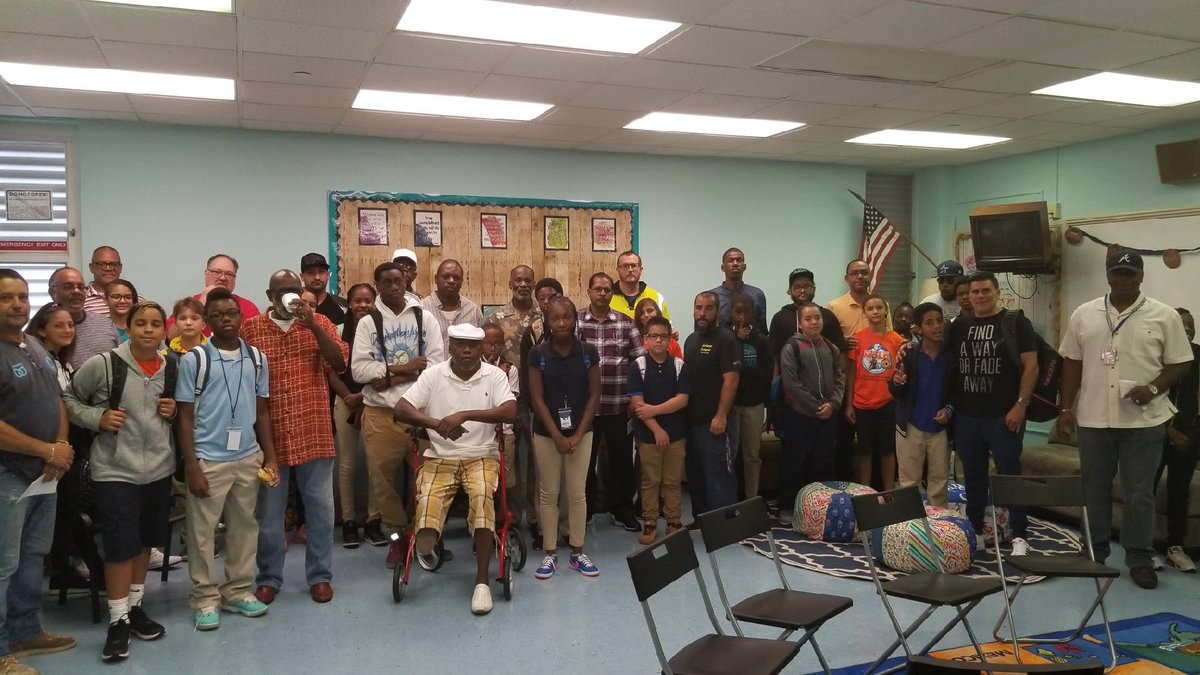 RHMSRaiders's tweet photo. Thank you to all the Dads, Guardians, Father Figures who came out to participate in “Dads Take Your Child to School Day”. #DTYCTSD @RHMSRaiders @MightyRaidersAP @MDCPSSouth @MiamiSup https://t.co/lwmabEGAD3
