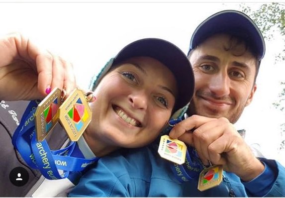 FLEXARCHERY's tweet photo. Proud to contribute to the success of two European Champions, first #AndreaMarcosGarcia and now also #IreneFranchini, European Champion 3D #bowstringsmakers #borntomakeyougrow #poweredbysoloflex https://t.co/KX5pbOdLLT