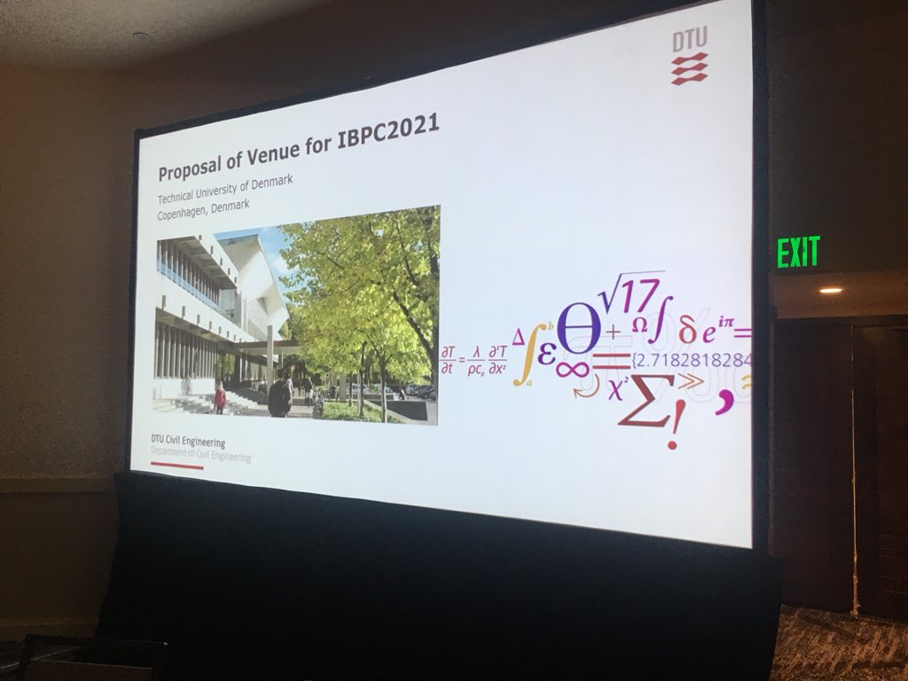IBPC2018's tweet photo. And the winner is.....The next #IBPC will be in Copenhagen #Denmark! #TechnicalUniversityDenmark https://t.co/pZLAyNngxi