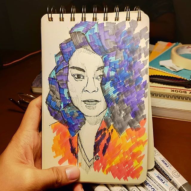 pananaghoy's tweet photo. Loving the very stark colors of the @zigphilippines markers! I hope you like it, @ynnsideout.
#art #artattack #artph #artofinstagram #sketch #sketchph #sketchofinstagram #marker #markerart #pen #penart #spacecreativesco #zigphilippines #portraitart #por… https://t.co/MSLEbWI9ti https://t.co/y21u0tCIJ5