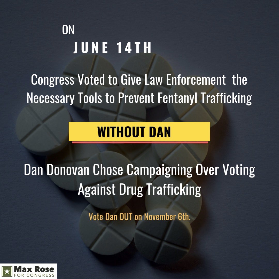 MaxRose4NY's tweet photo. .@dandonovan_ny only shows up when the cameras are rolling. Vote for a Rep. who shows up when it counts. https://t.co/Y1EUtzOpaQ