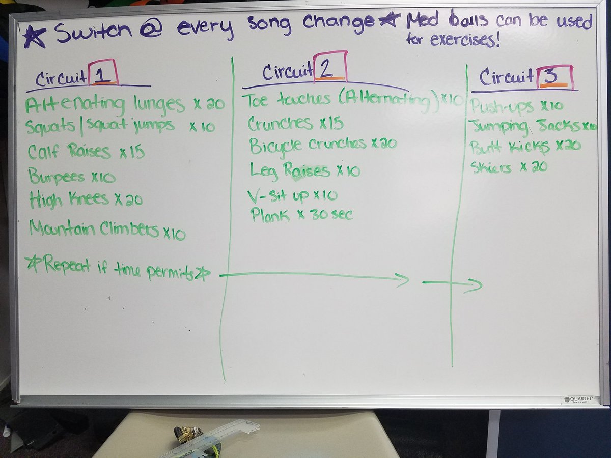 Coach_P17's tweet photo. 7th grade workout  from this morning complete✔ #wearemcdougle #PhysEd #middleschool #fitness https://t.co/Lhe8Yp8d4J