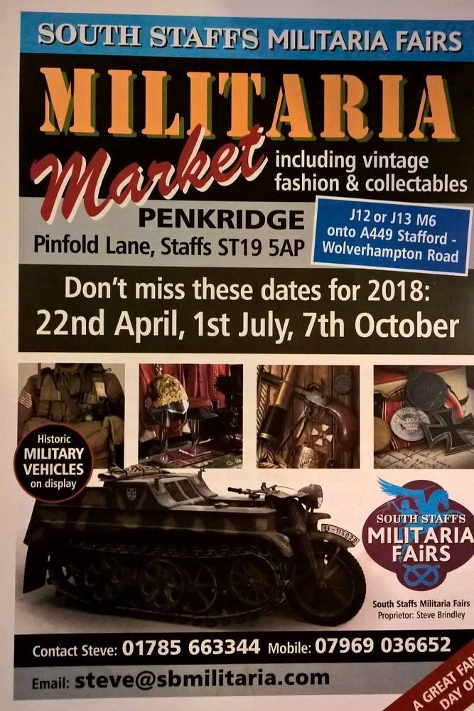 RangeDays's tweet photo. @militariafair @NorfolkFairs @WarehouseAntiq @stockotrader Sorry we are already booked into this one on the other side of the country! https://t.co/7kMCGDmDPj