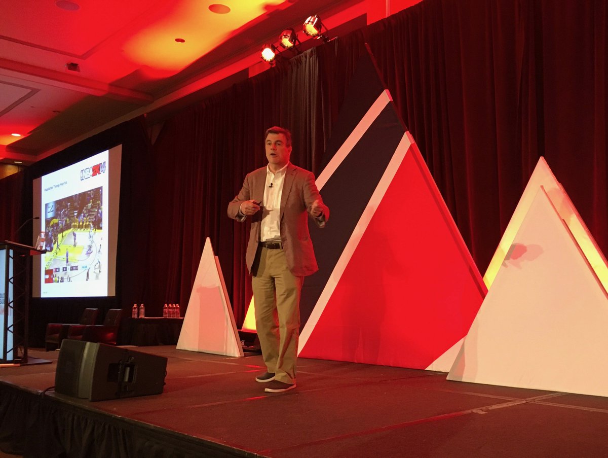 TheSFIA's tweet photo. Great presentation from Michael Schrage discussing the (seemingly) #1 buzzword in our industry: #INNOVATION. Enlightening information & thoughts on #TheUser & the #Network. Users CREATE value for other users. Capitalize on that. #SFIALEADS18 #ILS2018 https://t.co/TEQnq1y0Qw