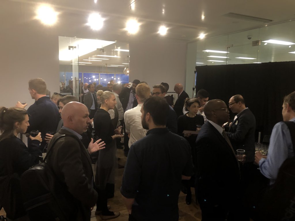 evelynpartners's tweet photo. Packed house for our #GoingFromSeriesAtoB event co-hosted with @UKTNofficial at @RunwayEastLDN. 

Plenty of interesting conversations already taking place #RaisingVC https://t.co/dxo9xMWl1m