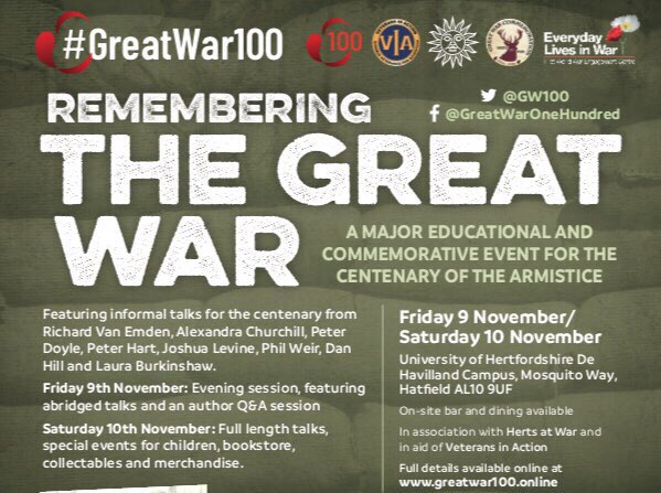 GWar100's tweet photo. Don't forget to visit our website and apply for your FREE tickets - nearly 45% of those available for our adult events have gone in the first 48 hours so don't get left behind! https://t.co/BkUeevAu1B @herts_at_war @1940Andy @ProfPeterDoyle @TheWFA @DigHill80 @Helionbooks https://t.co/yZD8l39qe0
