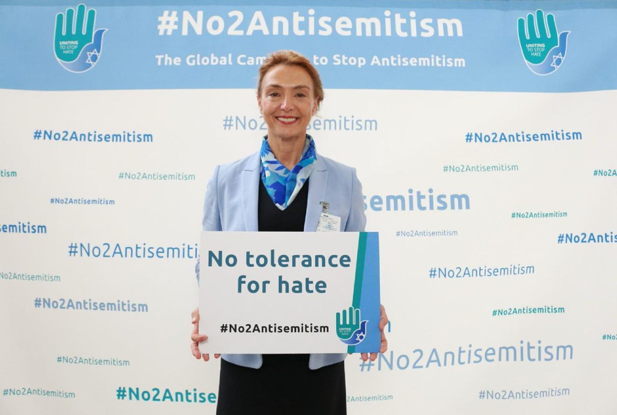 DPM&MFEA #PejcinovicBuric 🇭🇷 joins Global Campaign against Antisemitism #No2Antisemitism #UNGA @Vlada_hr