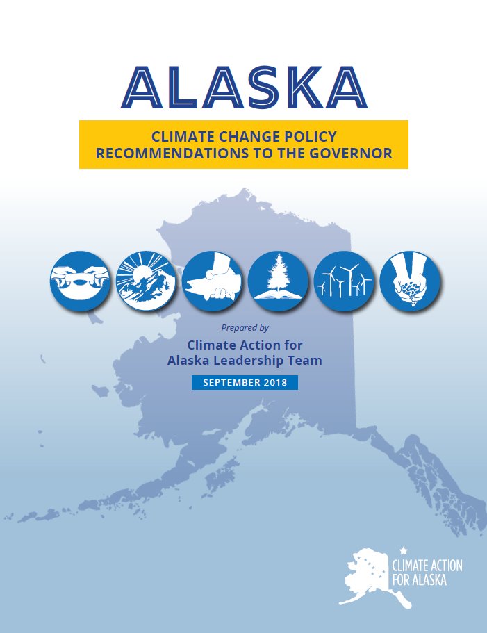 Thank you to the Climate Action Leadership Team, who today delivered recommendations to help Alaska develop a comprehensive policy for climate change. See the full release here: goo.gl/9eJyFb #akclimate (1/2)