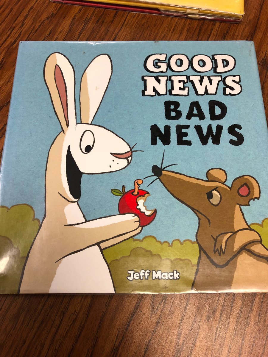 WvReading's tweet photo. Is the glass half empty or is it half full?  That was the question 2nd graders asked themselves as they enjoyed Good News, Bad News by @jeffmackbooks!  We found out it all depends on our perspective! #classroombookaday
@WV_Reading https://t.co/xJZB39Bt8g
