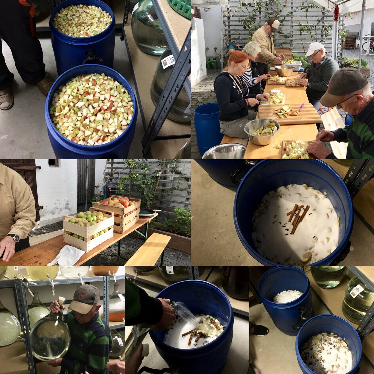 MuseumGriesheim's tweet photo. Was kann man aus 35Kilo #aepfel 🍏🍎machen? Genau! Unseren leckeren #apfellikoer den man auf unserem @GriesheimBeiDA #Weihnachtsmarkt kaufen kann. Vielen Dank an die fleißigen #Ehrenamt Helfer https://t.co/Z0ijqZEOsp