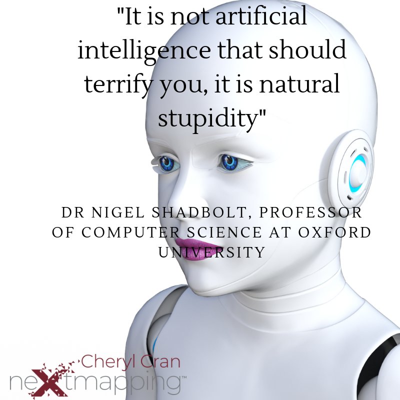 cherylcran's tweet image. #futureofwork #humansandrobots #technology #AI #futureoftech