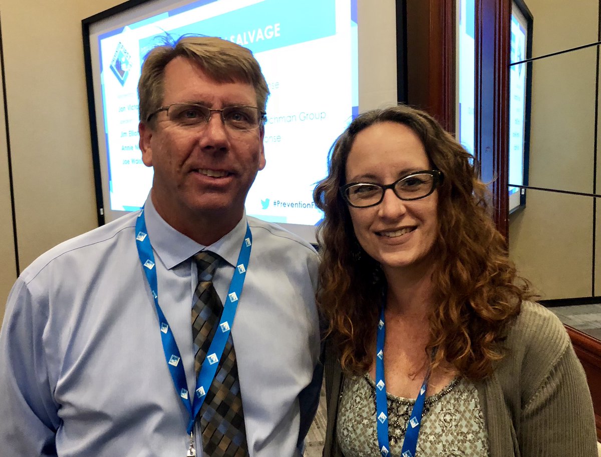 CalSpillWatch's tweet photo. OSPR Prevention Manager Jon Victoria and Senior Scientist Annie Nelson are leading a discussion on response to non-floating oil. #PreventionFirst2018 https://t.co/lbqgnnwKNE