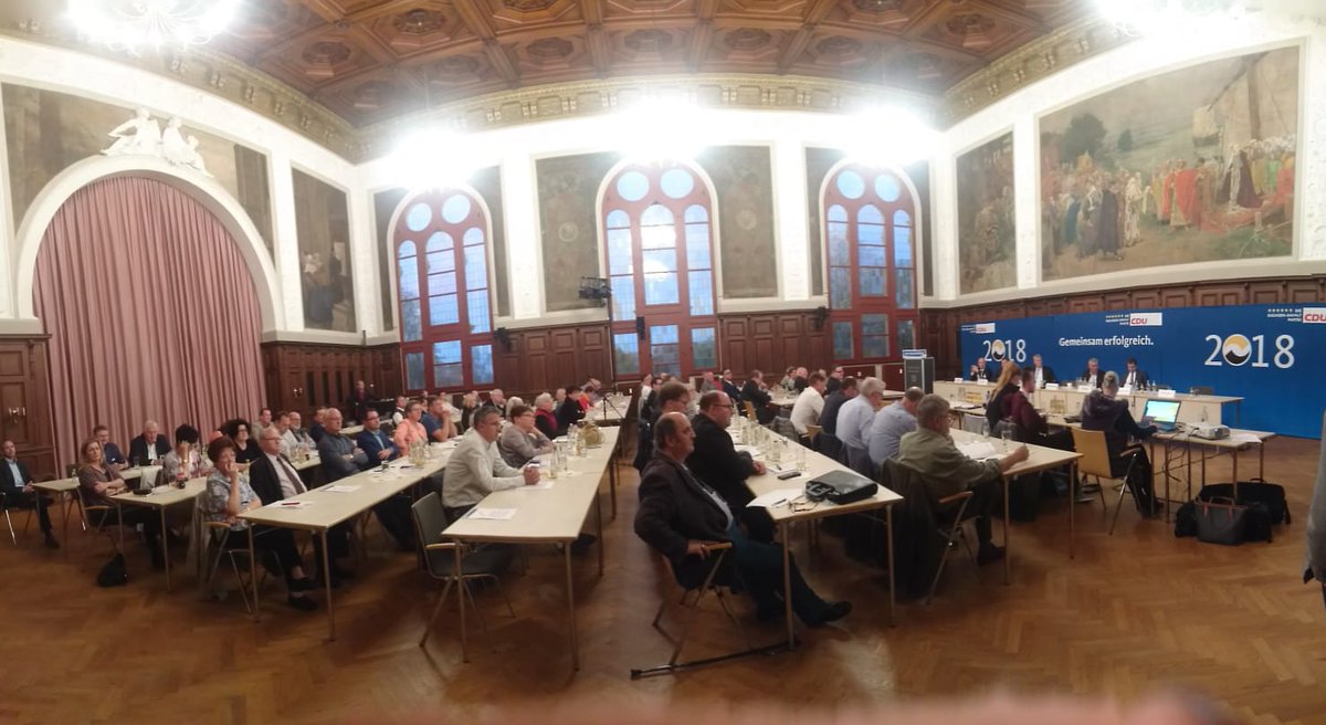 cdulsa's tweet photo. #Regionalkonferenz Runde 3 in #Merseburg. Heute stellen wir unseren #CDU Mitgliedern aus den Kreisverbänden #Burgenlandkreis, #Halle/Saale, #Mansfeld-Südharz und #Saalekreis den #Programmentwurf #Kommunalwahl2019 vor. https://t.co/yKz0ZVOUyJ