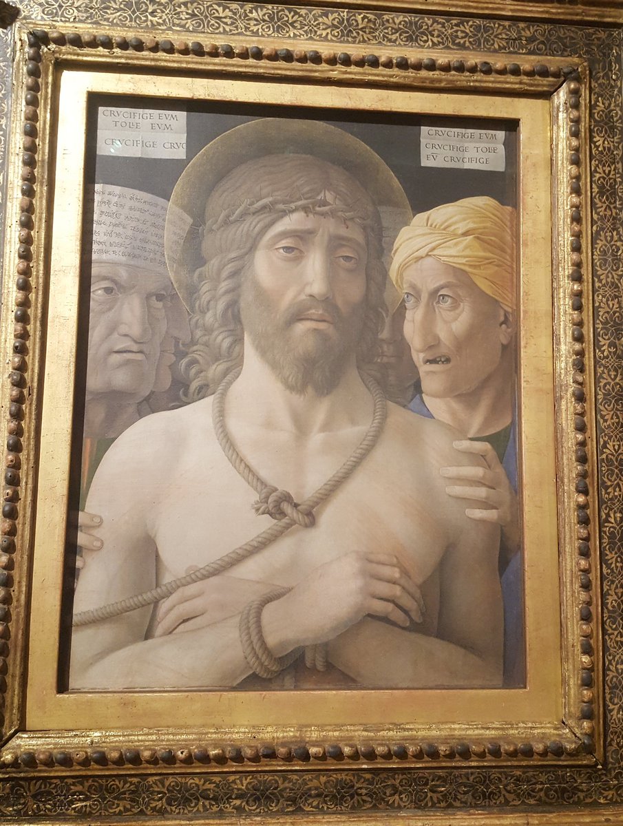 Non capisco cosa aspettate a precipitarvi da <a href="/BarberiniCorsin/">Gallerie Nazionali Barberini Corsini</a> per ammirare questo stupefacente capolavoro di Andrea Mantegna: Ecce Homo lascia senza parole 😍

#lastanzadimantegna