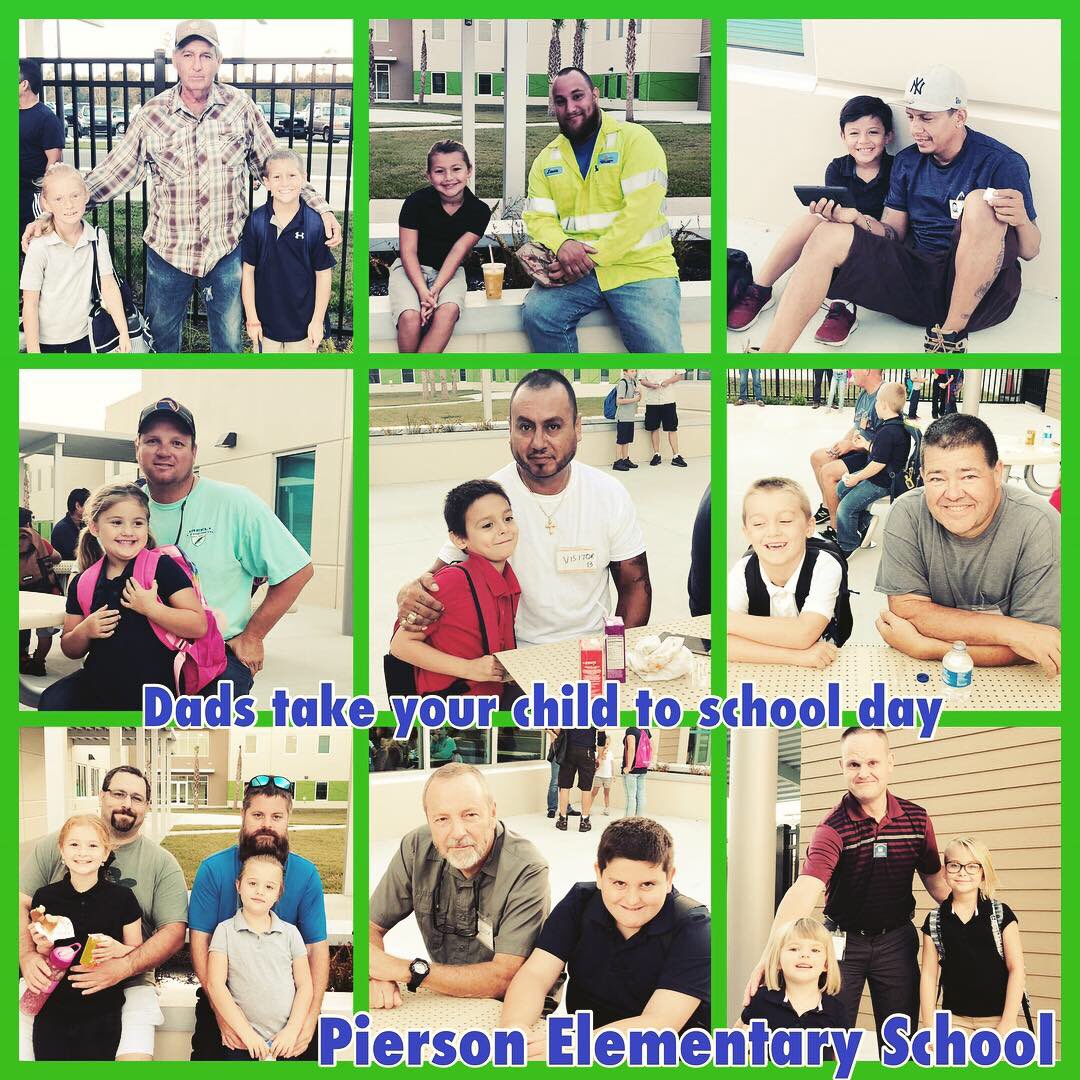 Thank you #Dads. #DadsTakeYourChildToSchool <a href="/PiersonCubs/">Pierson Elementary</a>