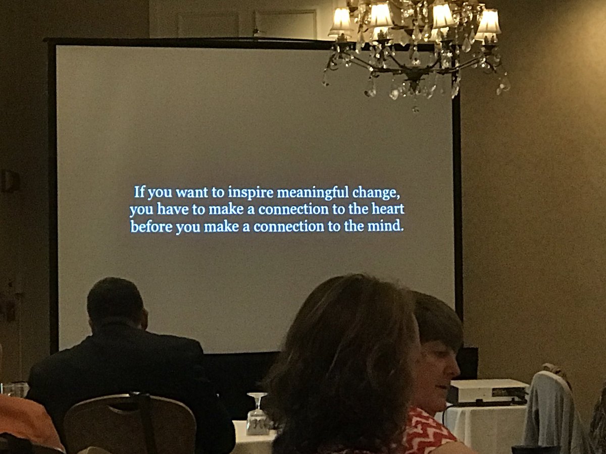 vkulapin's tweet photo. Because of today I want to “inspire meaningful change by making a connection to the heart before I make a connection to the mind” Thanks to @gcouros #VTEd #CVEDCESA https://t.co/BRQcXNm9CD