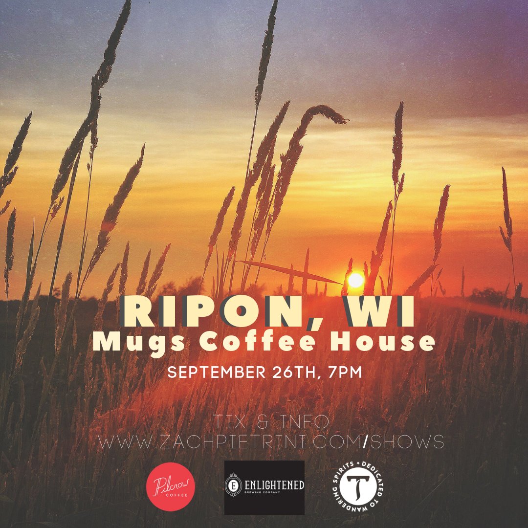 First time in Ripon, can't wait!  So excited I got a hair cut...cuz first impressions and all.  See you tonight at Mugs Coffeehouse.