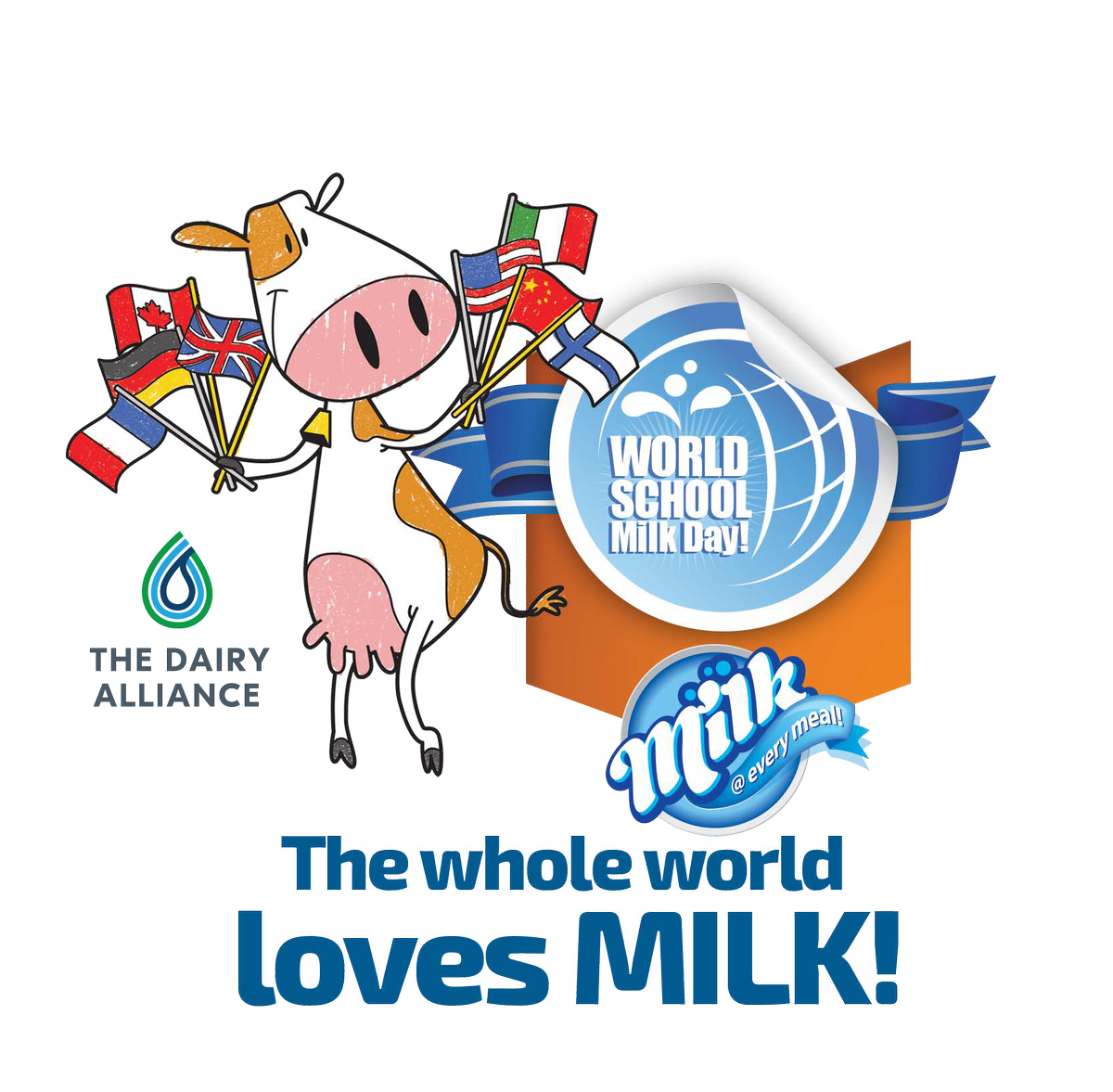 myCCSCafe's tweet photo. Today is World School Milk Day! We hope everyone enjoyed a nice cold glass of milk in celebration-it sure looks like the @college_wood staff did! #WorldSchoolMilkDay2018 #ThisIsMyCCSCafe https://t.co/sBuMXFeohn