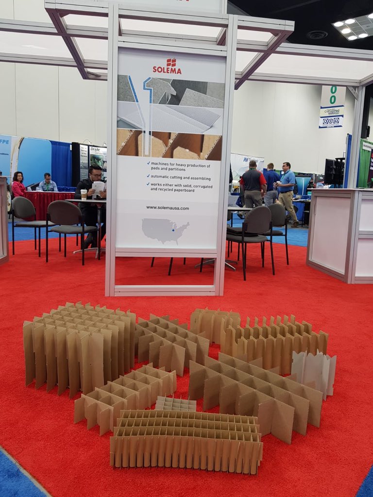 Solemasrl's tweet photo. 2nd day has started at CorrExpo Corrugated Week in Indianapolis 🇺🇸 our Sales Team is ready to welcome you at our booth! @solemausa 
#solema #solemausa #solemaboards #solemagraphics #graphicarts #paperboard #CorrugatedWeek2018 #CorrugatedWeek #correxpo https://t.co/BsaL7lS2x0