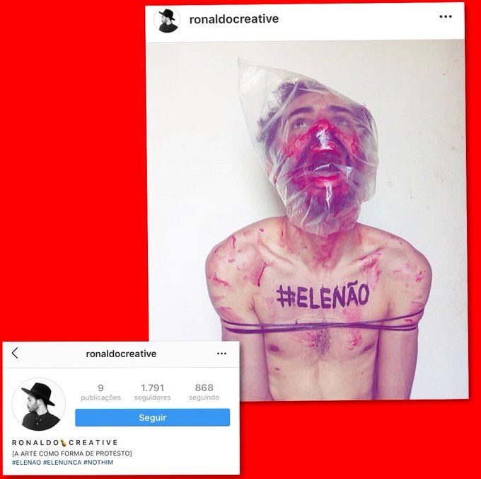 Resultado de imagem para Criticado por compartilhar a imagem de um homem torturado junto a uma frase homofóbica, o vereador do Rio de Janeiro, Carlos Bolsonaro