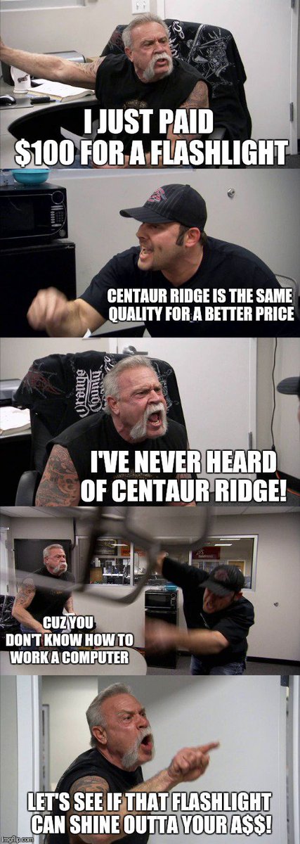 Centaur_Ridge's tweet photo. What quality of #flashlight are you getting for the price? 

https://t.co/9EsqTa0Ogv 

#outdoorfun #outdoorliving #outdoorlife #angler #Fisher #hunting #Hunter #deerhunting #Guns #Survivor #survival #prepping #preppertalk #tacticalgear #tactical #FirstResponders https://t.co/VpcqTuICMK