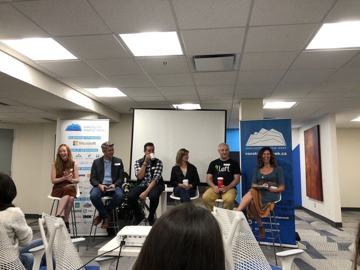 ianychan's tweet photo. Fireside with founders! Founder fuel, Aha! moments and more @Right_Mesh @LuxInsights @Procurify @Domain7 @startyourspark #VSW2018 https://t.co/uu5or99GDf