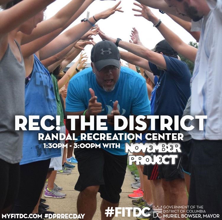 myFITDC's tweet photo. If you missed/enjoyed our zany 6:29am workouts or our infamous #DCTacoMile with @Nov_Project_DCA fun happens. SO, Come #RecTheDistrict at #DPRRecDay! #FREE scavenger hunt with AWESOME prizes. See you Saturday! https://t.co/LYGvkOqVqq
Full details: https://t.co/mK9YYWtPb2 … https://t.co/wYyIa8spRZ