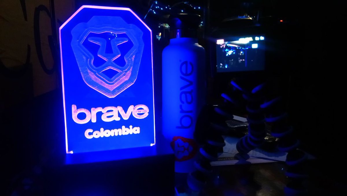 BAT Community (@bat_community) on Twitter photo Check out this AWESOME glowing Brave plaque made by one of our <a href="/BAT_Community/">BAT Community</a> members in Colombia! (Pic from last night's <a href="/BATLatam/">Basic Attention Token Latinoamérica</a> X <a href="/BATFRANCE1/">BAT_FRANCE</a> meetup in Bogotá!) 😯🇨🇴💥🦁
$BAT #Brave #BeBrave Check out this AWESOME glowing Brave plaque made by one of our <a href="/BAT_Community/">BAT Community</a> members in Colombia! (Pic from last night's <a href="/BATLatam/">Basic Attention Token Latinoamérica</a> X <a href="/BATFRANCE1/">BAT_FRANCE</a> meetup in Bogotá!) 😯🇨🇴💥🦁
$BAT #Brave #BeBrave