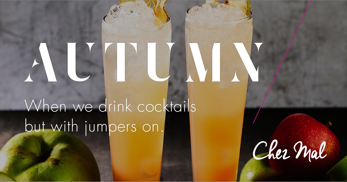 BhamUpdates's tweet photo. The Malmaison reveals its brand new Autumn cocktail menu. https://t.co/EZ7ZYEV6VL #ad https://t.co/nbL9ZmlVg7