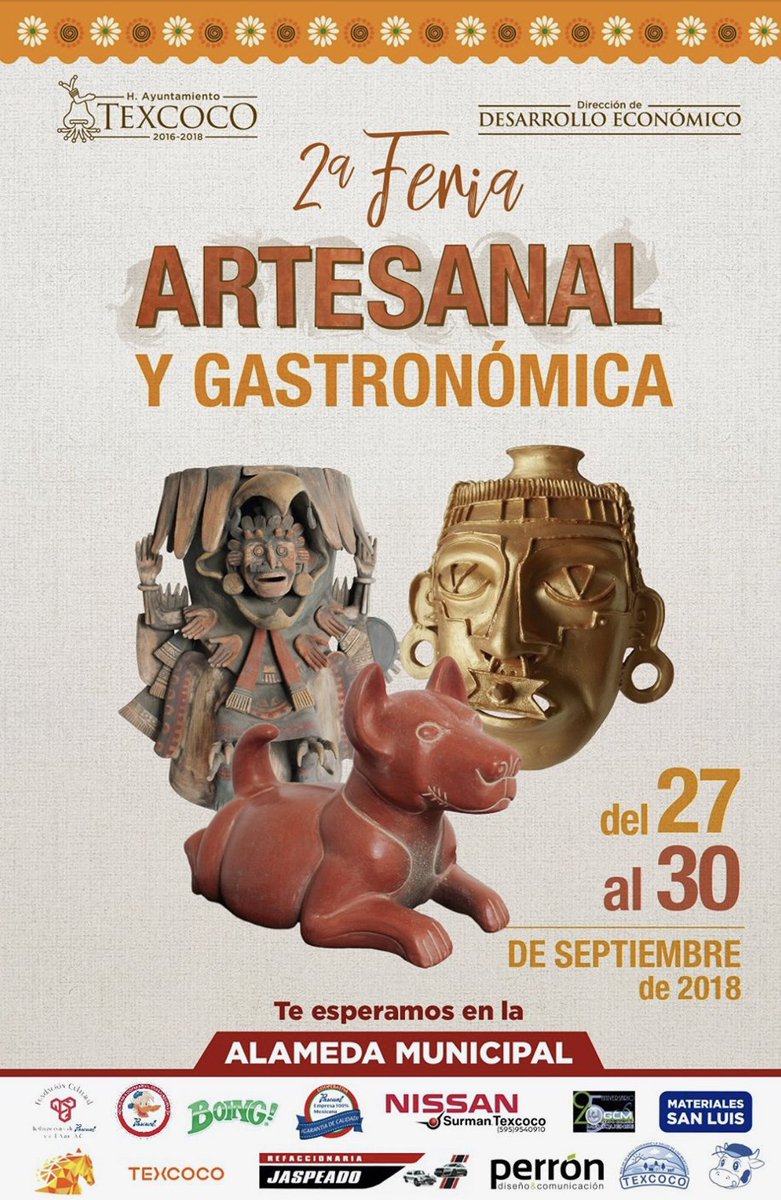 DIFTexcoco's tweet photo. Informamos a la ciudadanía que las participantes de nuestro Taller de Panadería Artesanal, estarán presentes en la 2a Feria Artesanal y Gastronómica, organizada por la Dirección de Desarrollo Económico. ¡No faltes! La cita es este 27 de septiembre en la Alameda Municipal. https://t.co/ZzPxBQsv2c