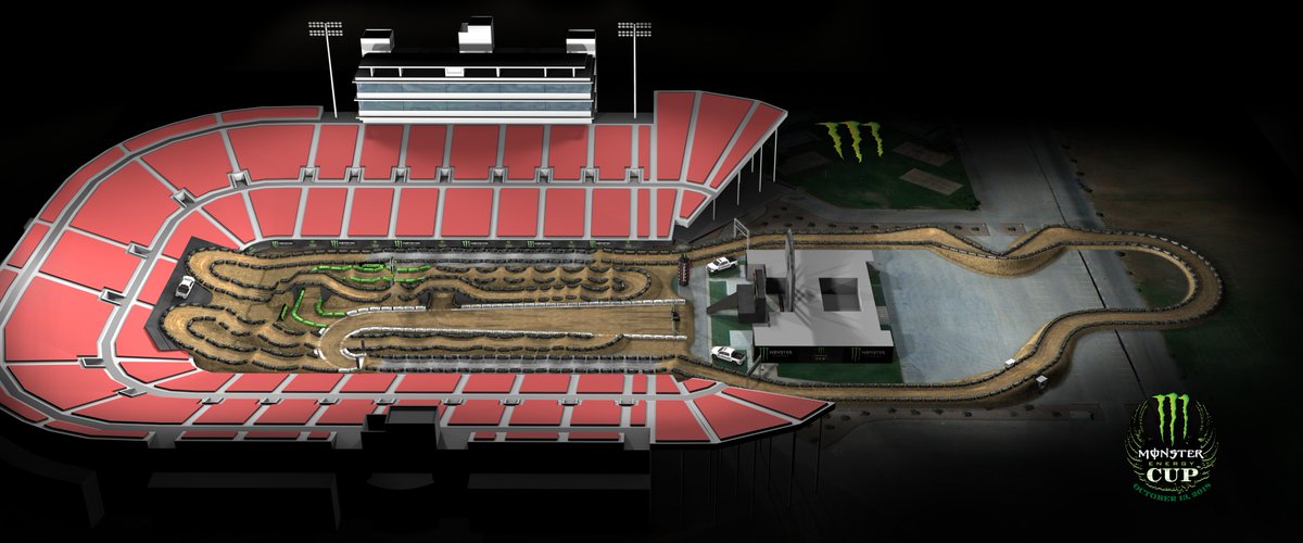 SupercrossLIVE's tweet photo. It won't be long now! The 2018 @MonsterEnergy Cup charges into fabulous Las Vegas on October 13! Grab your tickets at https://t.co/i4mZLIi5t3

#MonsterEnergyCup #SupercrossLIVE https://t.co/SwJQPZOH4W