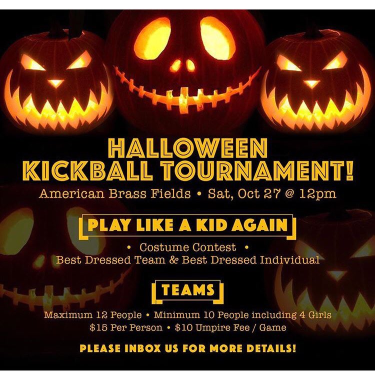 Halloween Kickball Tournament