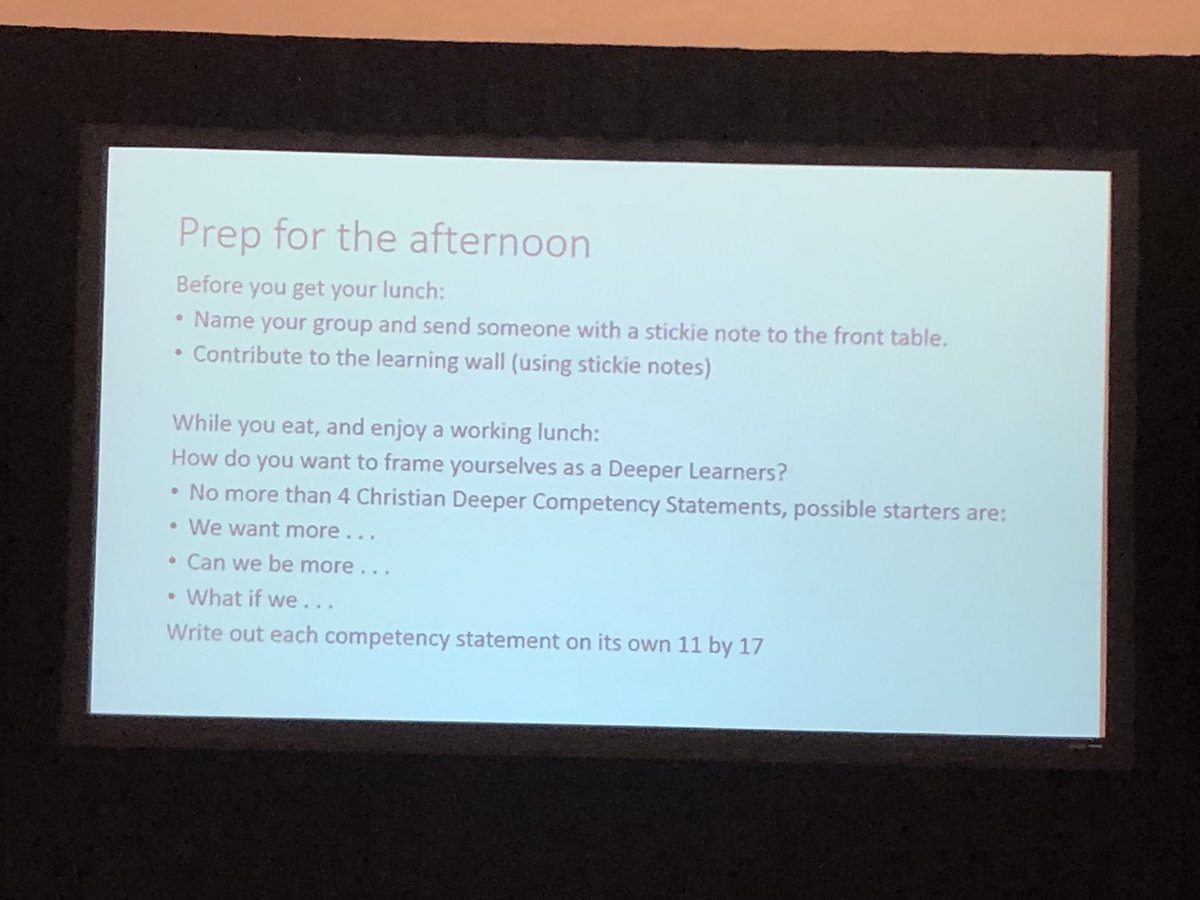WeAreAllACS's tweet photo. At the Deeper Learning pre-conference. Our admin heavily engaged in a working lunch with other colleagues across the land #cscconf #GrowthMindset #deeperlearning https://t.co/6ZnvcWoL7u