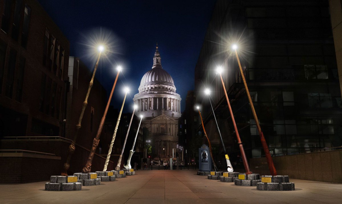 TCG_Attractions's tweet image. Harry Potter wands to light up London landmark ahead of Fantastic Beasts 2 release😍✨  buff.ly/2Ocie2u
